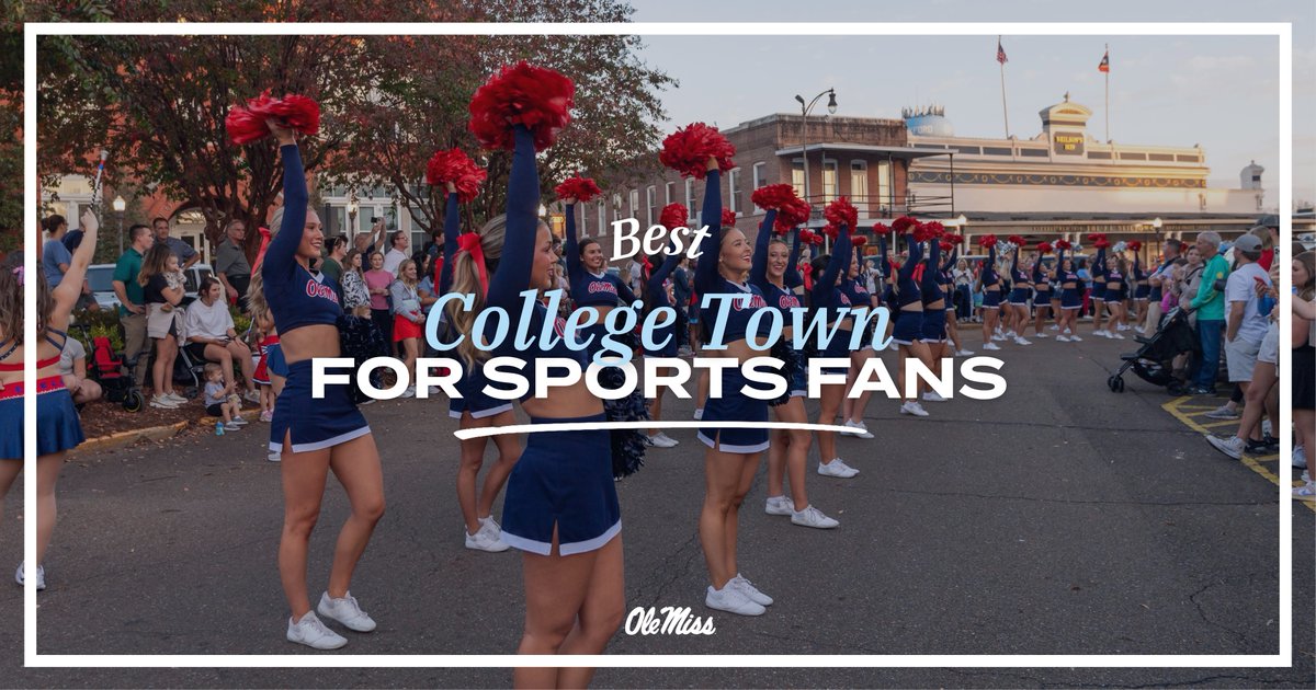 OleMiss's tweet image. Oxford is in the running for USA Today's Best College Town for Sports Fans!

Where the feeling of being home is met with thrill and excitement, Oxford is the perfect town for fans.

Vote for Oxford here: bit.ly/4m6vIJg