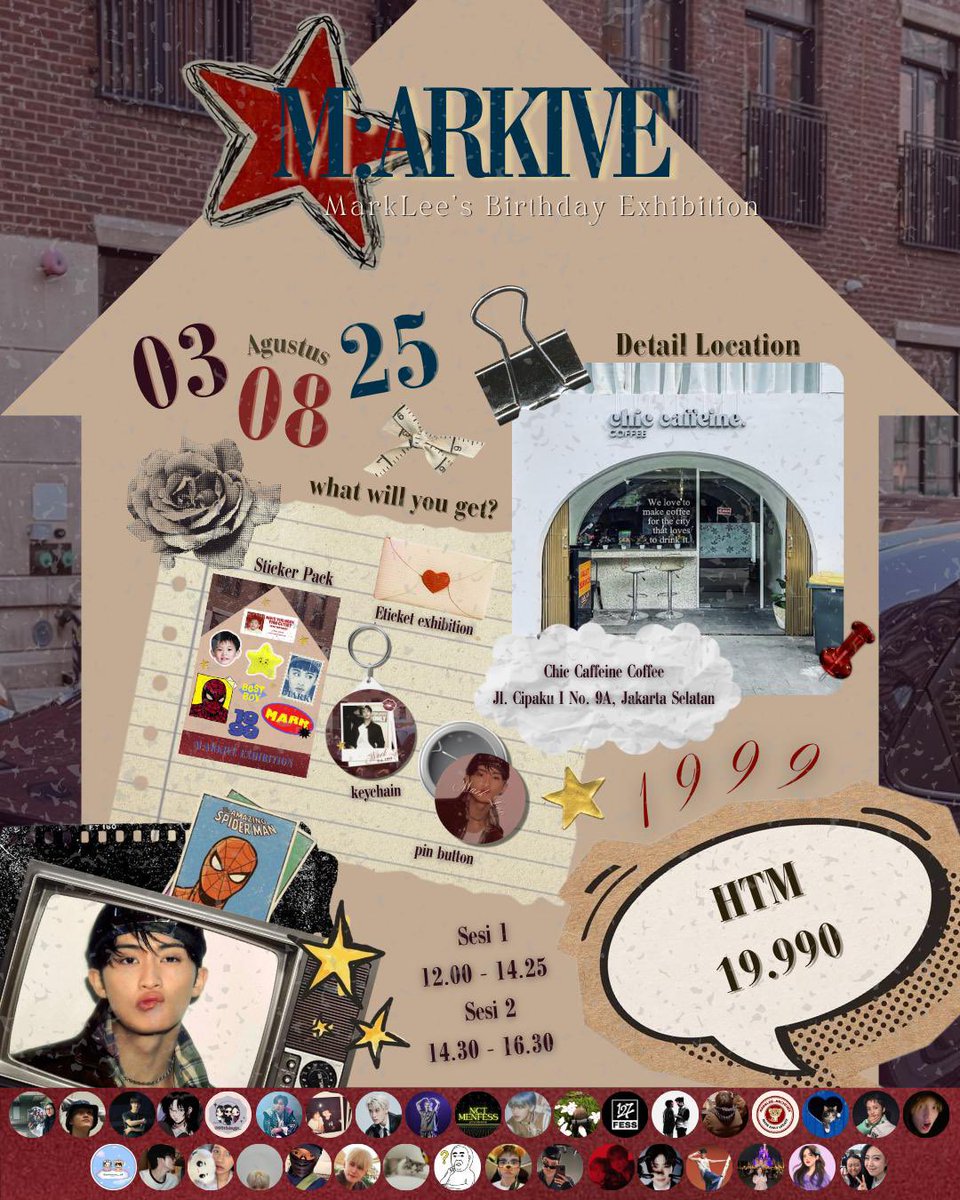 Meowwnulis's tweet photo. A soft space to celebrate Mark Lee's B-Day.
Mini exhibition & cafΓ© event by @synchillive.
π M:ARKIVE
ποΈ Aug 3 β’ 12PM
π Chic Caffeine, Jaksel
πΈ 19.990
π https://t.co/jzTNvFQCSK
#M_ARKIVE #StillWithMark #ForMark https://t.co/HHj4qB1jqQ