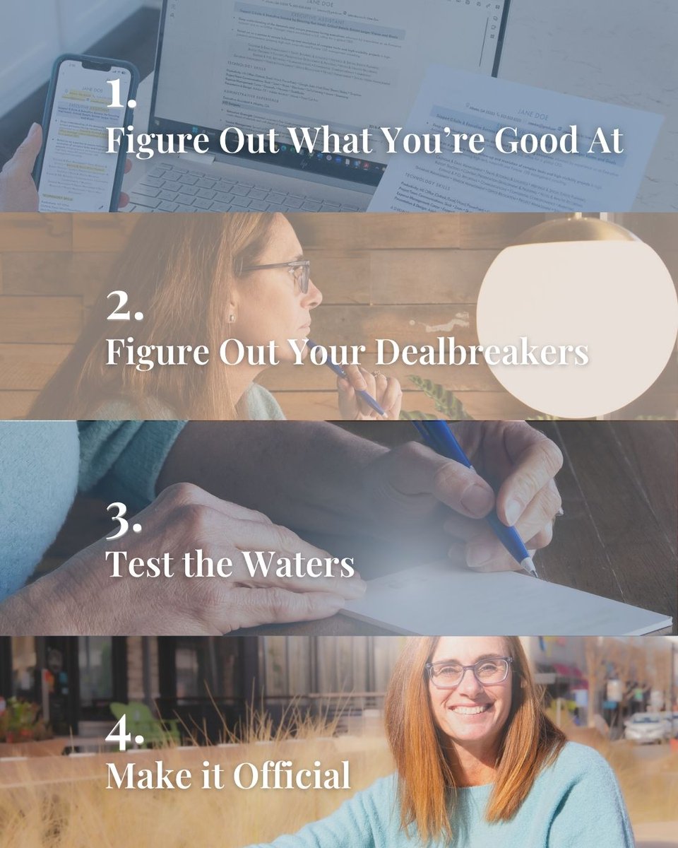 We all want it ... a career that is the RIGHT work, the RIGHT hours, the RIGHT pay and works with your life at the moment.

By following the 4 steps outlined below, your journey can take you down a path that can turn into an unexpected #career: bit.ly/4ljgqkE
#careerpath