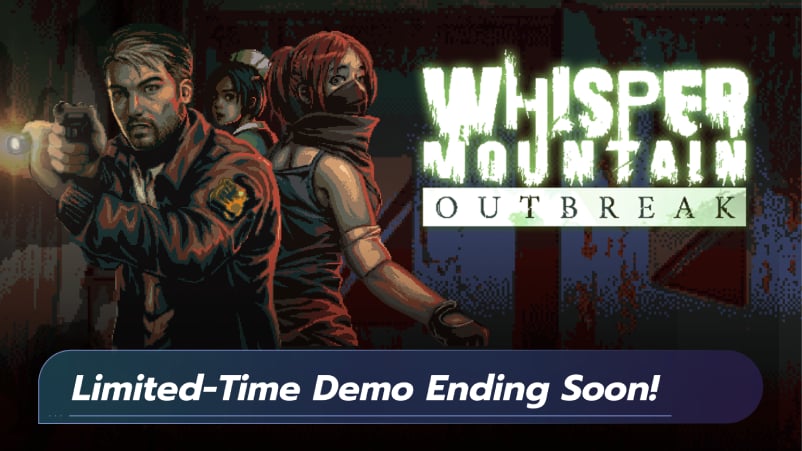 WMOgame's tweet image. Whisper Mountain Outbreak DEMO is ENDING SOON
Team up with your friends or experience the game solo while you still can!
🗓️DEMO will be unavailable after July 26
Read more on our Steam Announcement here:
store.steampowered.com/news/app/19532…