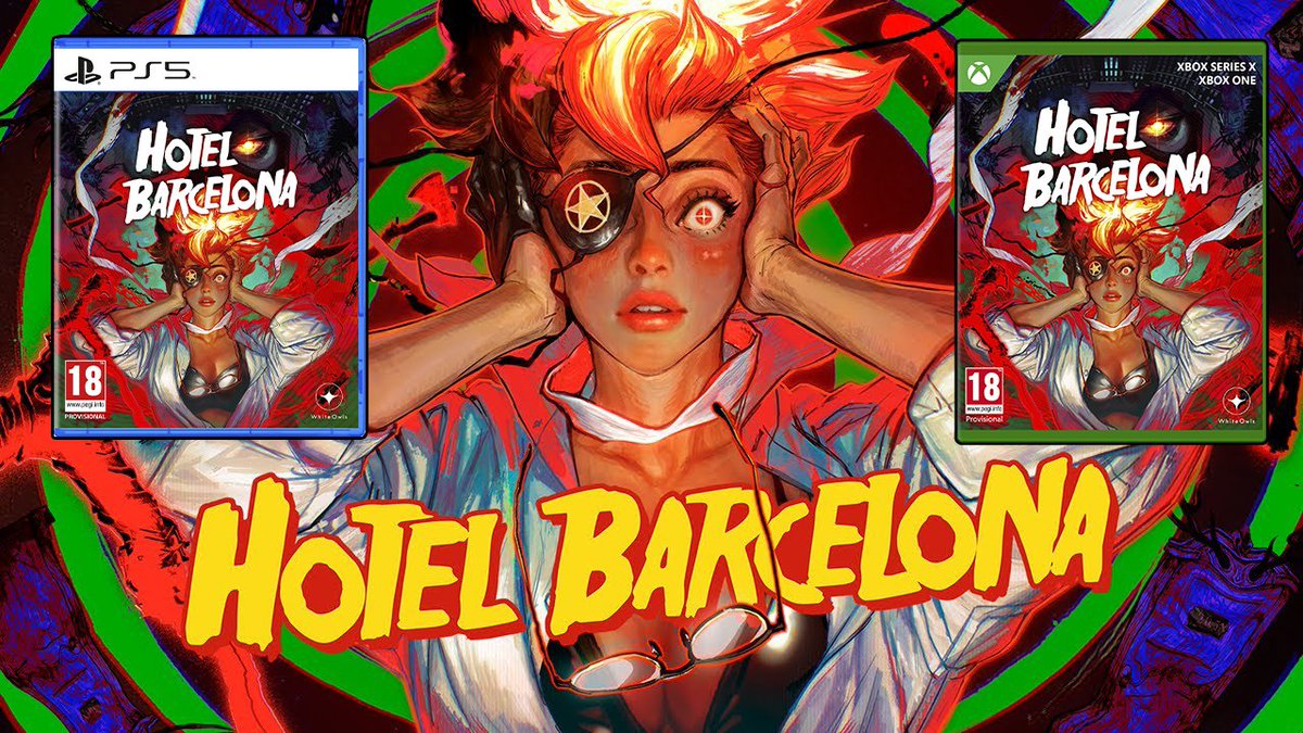 youtu.be/6xSZNRdnmdY

¡¡¡BOMBAZO!!!
El 26 de Septiembre llega en formato físico a PS5 y Xbox Hotel Barcelona, lo nuevo de <a href="/Suda_51/">SUDA51/須田剛一</a> y <a href="/Swery65/">Hidetaka SWERY SueHERO</a> !!!

Lo probamos en la Indie Dev y nos encantó!!!