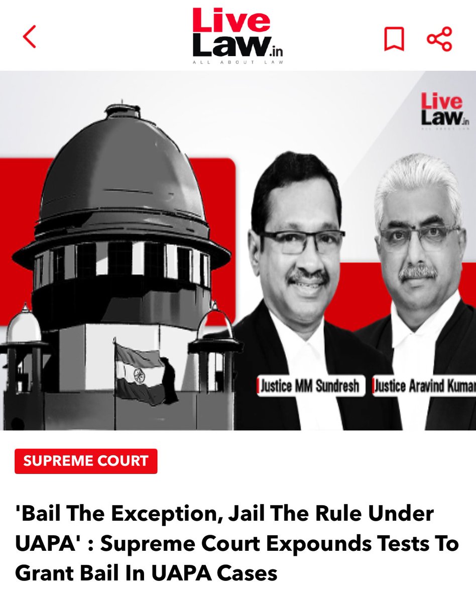 SauravDassss's tweet image. Same lead judge. 1.5 years difference. No one knows on what basis such a stark difference in what they espouse. Vibe based jurisprudence.
