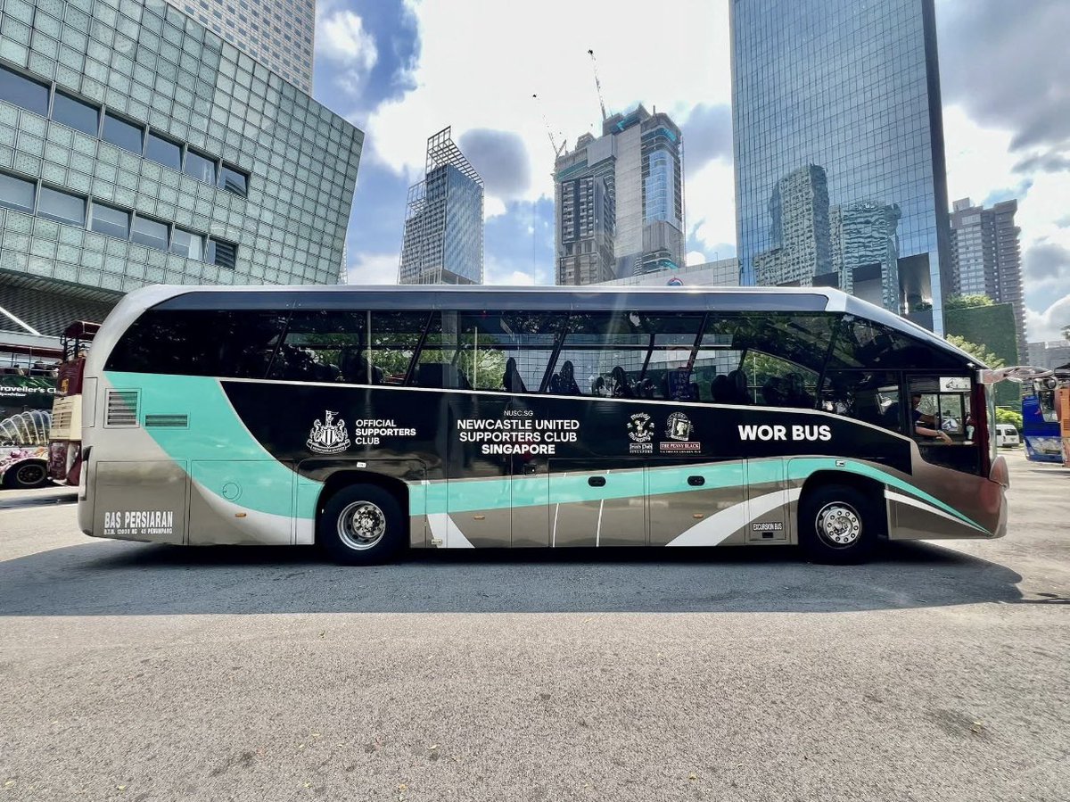 NCSL1892's tweet image. … and the transport awaits for #NUFC in Singapore…