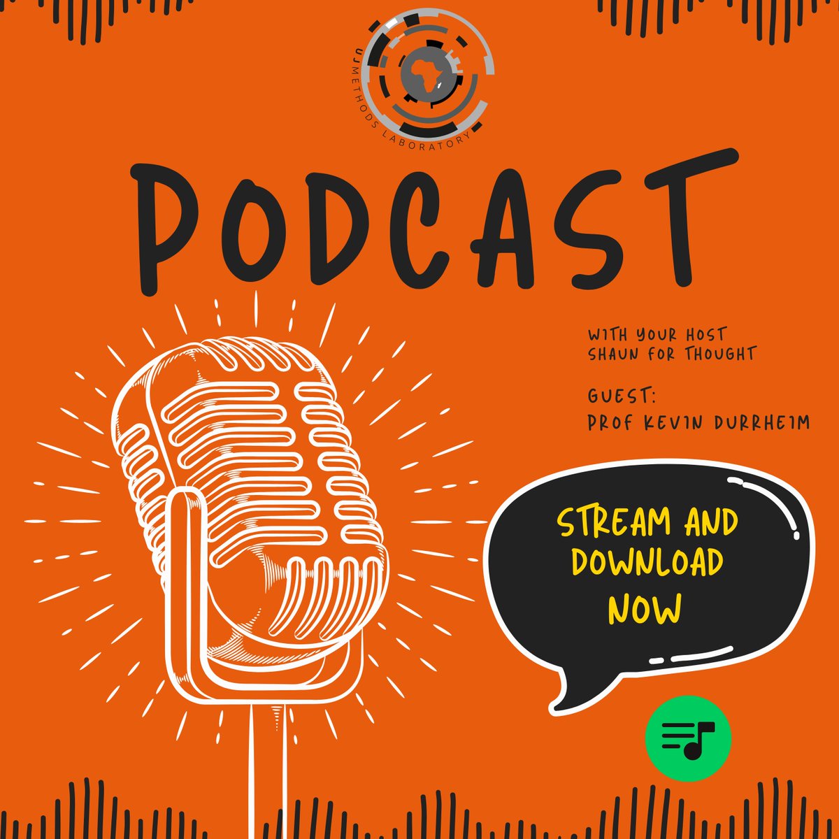 We’re launching a bold new series that celebrates and promotes African Science. In our debut episode, Shaun for Thought speaks with Prof. Kevin Durrheim about pioneering ideas that shape the future of the continent

🔗 UJML Podcast on Spotify: open.spotify.com/episode/5w1uys…