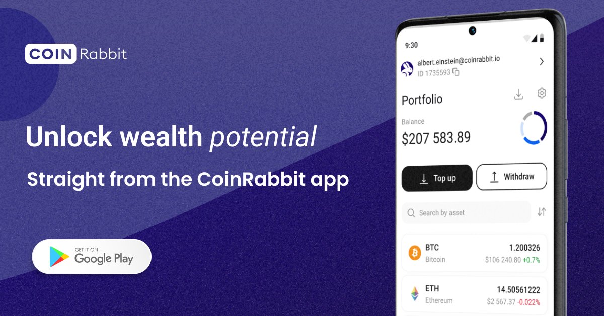 CoinRabbitLoans's tweet image. Take Full Control of Your Crypto Future — Now with the CoinRabbit All-in-One app. Designed for digital asset investors.
Everything you love about CoinRabbit — now in your pocket:
• Instant borrowing within 320+ currencies
• Real-time management of your loans, swaps and…