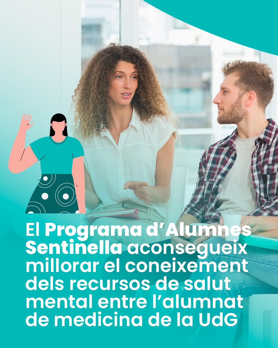 FundacioGalatea's tweet image. 🗞️El Programa d’Alumnes Sentinella del @CEMCAT, que compta amb el nostre suport, ha aconseguit millorar el coneixement sobre com accedir als recursos de #SalutMental entre l’alumnat de medicina de la Universitat de Girona✅
🔎Tots els detalls aquí👉f.mtr.cool/htxpiggfkc