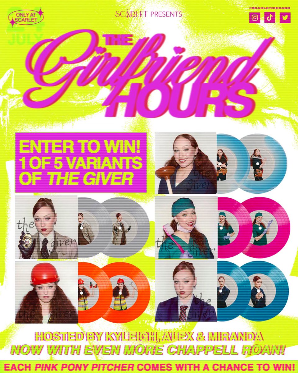 kyleigh (@kykysimsim) on Twitter photo TOMORROW ❣️GIRLFRIEND HOURS IS BACK!!! And now with even MORE Chappell!!! Enter to win one of 5 The Giver variants!!! Hosted by me, <a href="/justmirandachi/">mirandachicago</a> and <a href="/aloomf/">alex</a> 💌 music by <a href="/brrycefersher/">Brryce Fersher</a> !!! C U THERE LESBOS TOMORROW ❣️GIRLFRIEND HOURS IS BACK!!! And now with even MORE Chappell!!! Enter to win one of 5 The Giver variants!!! Hosted by me, <a href="/justmirandachi/">mirandachicago</a> and <a href="/aloomf/">alex</a> 💌 music by <a href="/brrycefersher/">Brryce Fersher</a> !!! C U THERE LESBOS