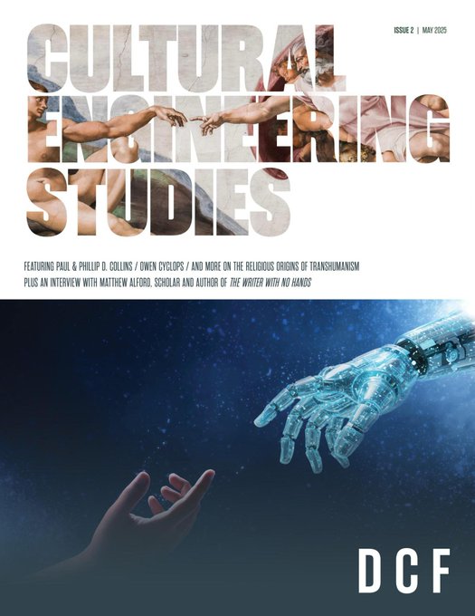 Culture_Decode's tweet image. The second issue of Cultural Engineering Studies is available on our website. This edition features groundbreaking research on the religious origins of Transhumanism and explores how these histories have shaped and continue to influence the entertainment industry.
Our…