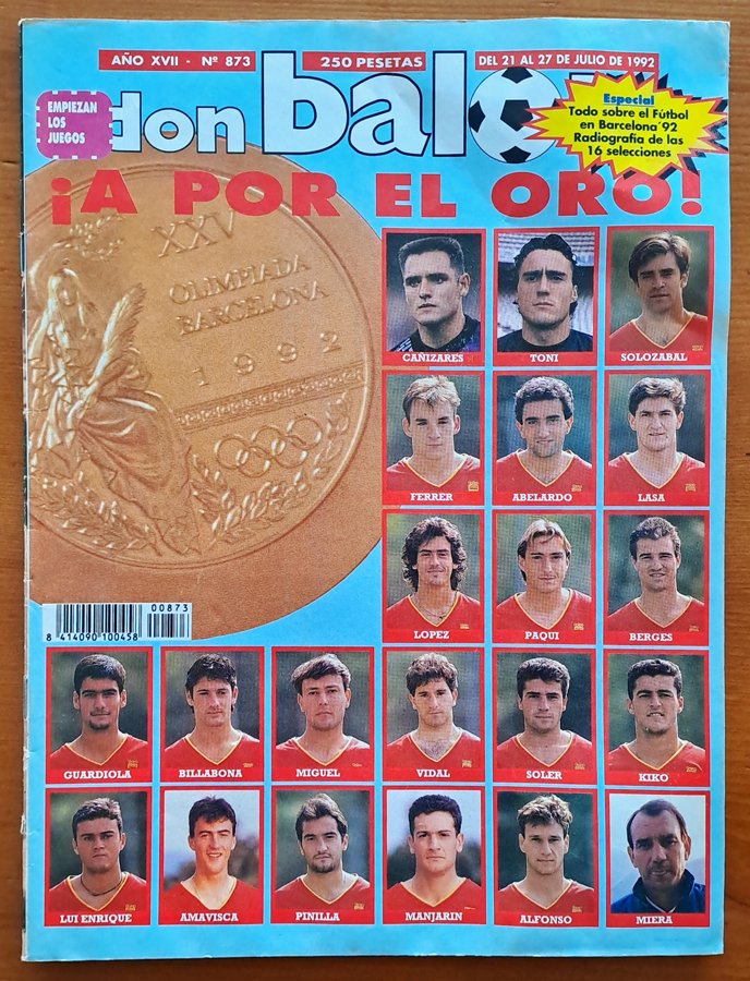 🥇🇪🇸 ¡A por el Oro! Don Balón, del 21 al 27 de julio de 1992.