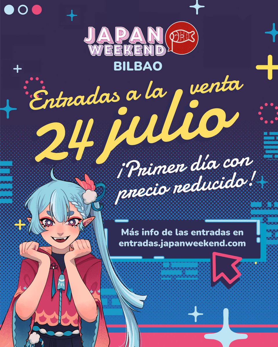 Japan_Weekend's tweet image. ๐ ยกAtenciรณn! Las entradas de #JapanWeekendBilbao saldrรกn a la venta maรฑana ๐ฃ๐ฎ๐๐ฏ๐๐ฌ ๐๐ ๐๐ ๐ฃ๐ฎ๐ฅ๐ข๐จ, ยกy el ๐ฉ๐ซ๐ข๐ฆ๐๐ซ ๐๐ขฬ๐ tendrรกn un ๐ฉ๐ซ๐๐๐ข๐จ ๐๐๐๐๐๐๐๐! ๐
๐ Japan Weekend Bilbao tendrรก lugar el dรญa 4 de octubre en @BEC_Bilbao. ยฟNos veremos por allรญ?โฆ