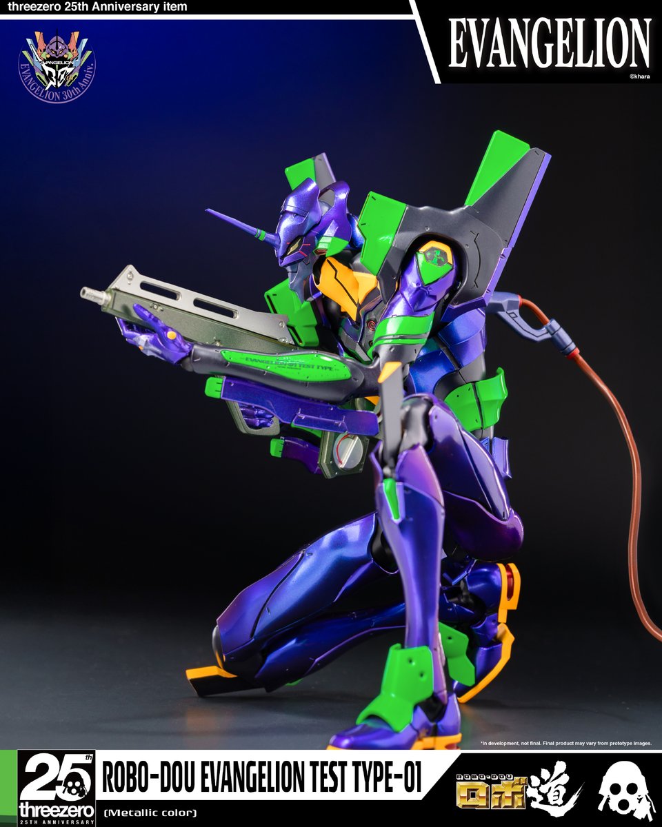threezeroHK's tweet image. 【Pre-order the ROBO-DOU Evangelion Test Type-01 (Metallic color) NOW!】
The ROBO-DOU Evangelion Test Type-01 (Metallic color) threezero is now available for pre-order at ACGHK 2025 starting from July 25, 2025! Limited to 100 pieces, available only while supplies last. Please…