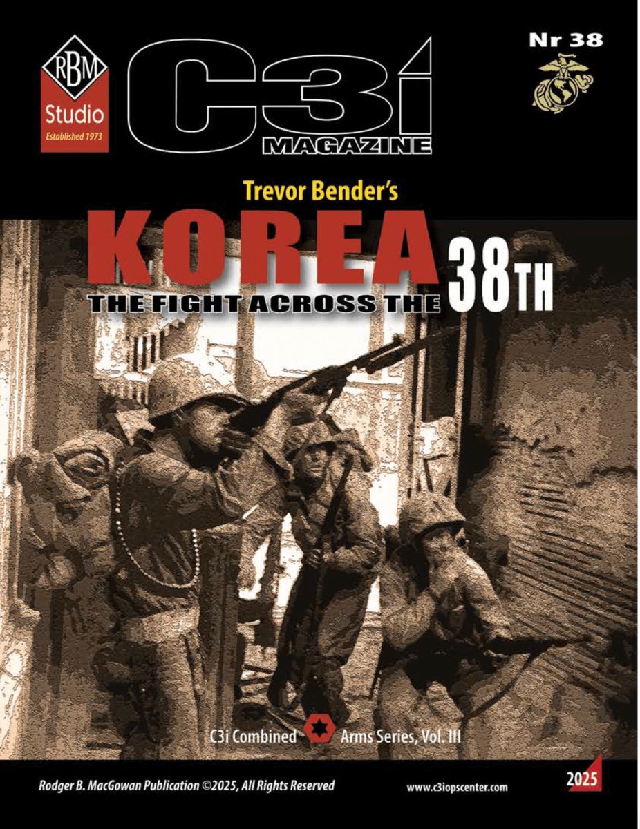 mk20336's tweet image. The latest Monthly GMT Update (mailchi.mp/84f915266c93/j…) brings important news about the tribute to late Rodger B. MacGowan. New, final, limited edition C3i Magazine Issue #38 soon to be available with great content. Make sure to check!
@gmtgames @markherman54