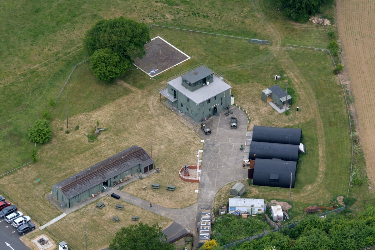 johnfielding001's tweet photo. Rougham Control Tower Aviation Museum aerial image - former RAF Bury St Edmunds which opened 1942 for the USAAF. Closed 1946. Rougham Airfield closed 2023 #Rougham #Airfield #museum #aerial #image #notfromadrone https://t.co/Ld4aBr7n9O