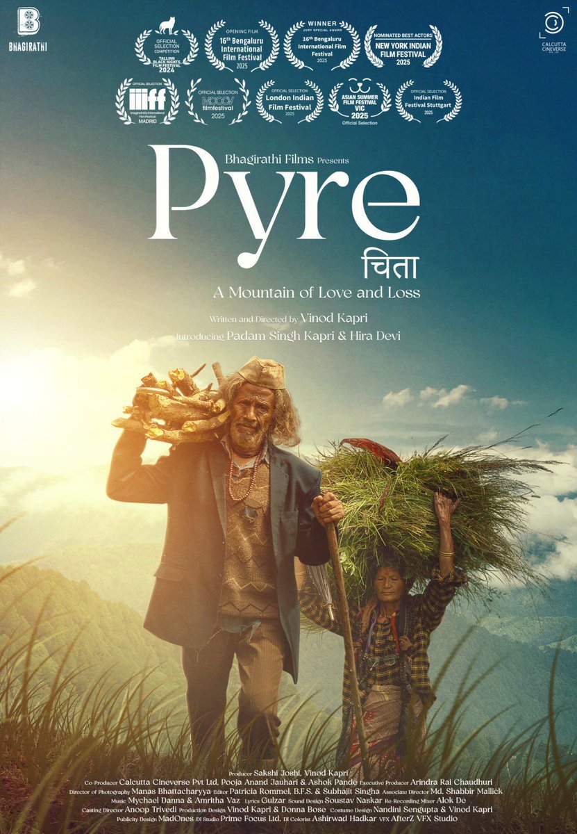 PoonamJoshi_'s tweet image. I experienced one of the most emotionally moving and visually captivating film I have seen in a long time. @vinodkapri’s Pyre featured in @LoveLIFFestUK at @BFI last night. The show was sold out and the audience was moved by the love story of Padam Singh and Tulsi Devi. The…