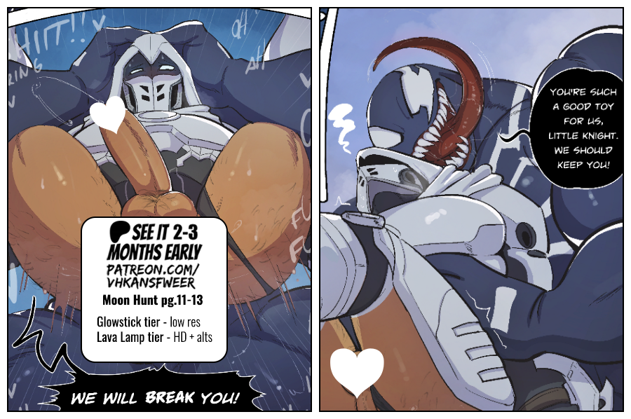 pages 11-13 of Moon Hunt are up on P@treon 🤍