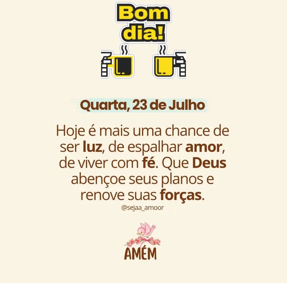 Bom dia amigos Patriotas🇧🇷💛💚”   “Que  nosso dia seja repleto de boas energias positivas “ 🍀🌻☀️⚡️🙌