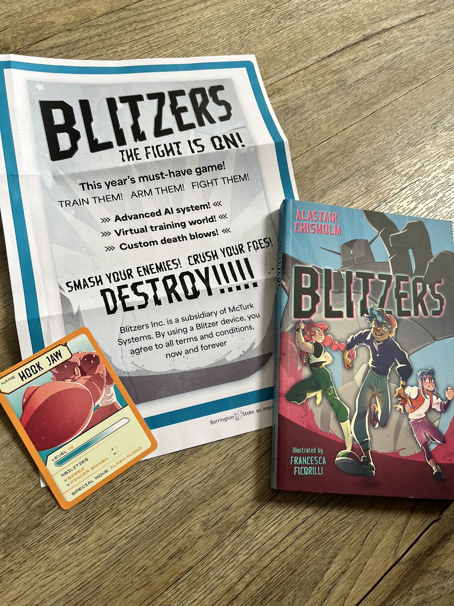 TJGriffiths's tweet image. Let battle commence! The latest from @alastair_ch, Blitzers, is out 14/8 for 9+ & this adventure sounds brilliant. Thanks @BarringtonStoke