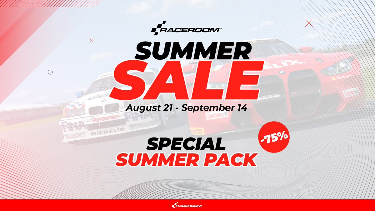 OverTake_gg's tweet image. 🚨 @raceroom announced it will continue to bring the heat after its Free 2 Play month: Its Summer Campaign sees a big sale followed by an even bigger update 😯
📰 Get the details and find out which dates to mark in your calendar: overtake.gg/news/big-disco…