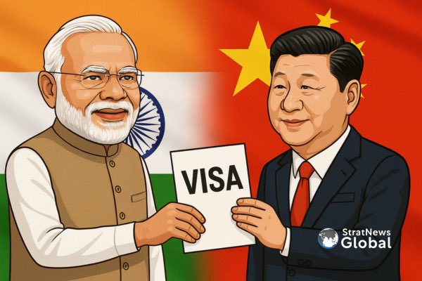 Resham (@resham_sng) on Twitter photo Visa services resume tomorrow!! 
India reopens its doors to Chinese tourists🇮🇳🇨🇳
Read here : stratnewsglobal.com/world-news/5-y… 
#visa #india #china <a href="/StratNewsGlobal/">StratNewsGlobal</a> 
<a href="/nitingokhale/">Nitin A. Gokhale</a> <a href="/amitabhprevi/">amitabh p revi</a> <a href="/Ramananda/">Ramananda Sengupta</a> <a href="/CaptDKS/">Captain DK Sharma</a> <a href="/hasijanamrata/">Namrata Hasija (夏海娜)</a> <a href="/SuryaGangadha13/">Surya Gangadharan</a> Visa services resume tomorrow!! 
India reopens its doors to Chinese tourists🇮🇳🇨🇳
Read here : stratnewsglobal.com/world-news/5-y… 
#visa #india #china <a href="/StratNewsGlobal/">StratNewsGlobal</a> 
<a href="/nitingokhale/">Nitin A. Gokhale</a> <a href="/amitabhprevi/">amitabh p revi</a> <a href="/Ramananda/">Ramananda Sengupta</a> <a href="/CaptDKS/">Captain DK Sharma</a> <a href="/hasijanamrata/">Namrata Hasija (夏海娜)</a> <a href="/SuryaGangadha13/">Surya Gangadharan</a>