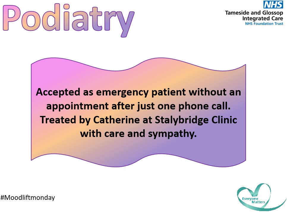 The Patient Experience Team (@tgicftptexp) on Twitter photo There’s no better way to kick off the week than with heartfelt feedback. Thank you! #MoodliftMonday🩷
<a href="/SusieR1/">Sue💙</a> <a href="/VickT75/">Victoria Thorne</a> <a href="/jacqui_burrow/">Jacqui Burrow</a> <a href="/ClaireSharples4/">Claire Sharples</a> <a href="/Dan90White/">Daniel White</a> <a href="/yin_yan1/">Anya🐝💛🖤</a> <a href="/UC_tgicft/">UrgentCare_TGICFT</a> <a href="/RachelA22783611/">Rachel Alexander-Patton</a> <a href="/ThftMat/">T&G MatNeo</a> <a href="/jencenny/">Jennifer Heath</a> <a href="/emmaloufrain/">Emma Frain 💙 RN DN QN</a> <a href="/TGHpodiatry/">@tamesidepodiatry</a> <a href="/SCamkin/">Sharon Camkin</a> <a href="/LauraPe14173269/">Laura Perkins</a> There’s no better way to kick off the week than with heartfelt feedback. Thank you! #MoodliftMonday🩷
<a href="/SusieR1/">Sue💙</a> <a href="/VickT75/">Victoria Thorne</a> <a href="/jacqui_burrow/">Jacqui Burrow</a> <a href="/ClaireSharples4/">Claire Sharples</a> <a href="/Dan90White/">Daniel White</a> <a href="/yin_yan1/">Anya🐝💛🖤</a> <a href="/UC_tgicft/">UrgentCare_TGICFT</a> <a href="/RachelA22783611/">Rachel Alexander-Patton</a> <a href="/ThftMat/">T&G MatNeo</a> <a href="/jencenny/">Jennifer Heath</a> <a href="/emmaloufrain/">Emma Frain 💙 RN DN QN</a> <a href="/TGHpodiatry/">@tamesidepodiatry</a> <a href="/SCamkin/">Sharon Camkin</a> <a href="/LauraPe14173269/">Laura Perkins</a>