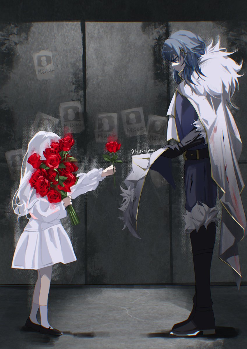 ChickenCringe's tweet image. Still wish we saw who Camille and Paula’s client was in Canto 7 so I made one up after watching Phainon MV
ref: “Flares of the Blazing Sun” - Honkai Star Rail
#Limbus_Company #LimbusCompany