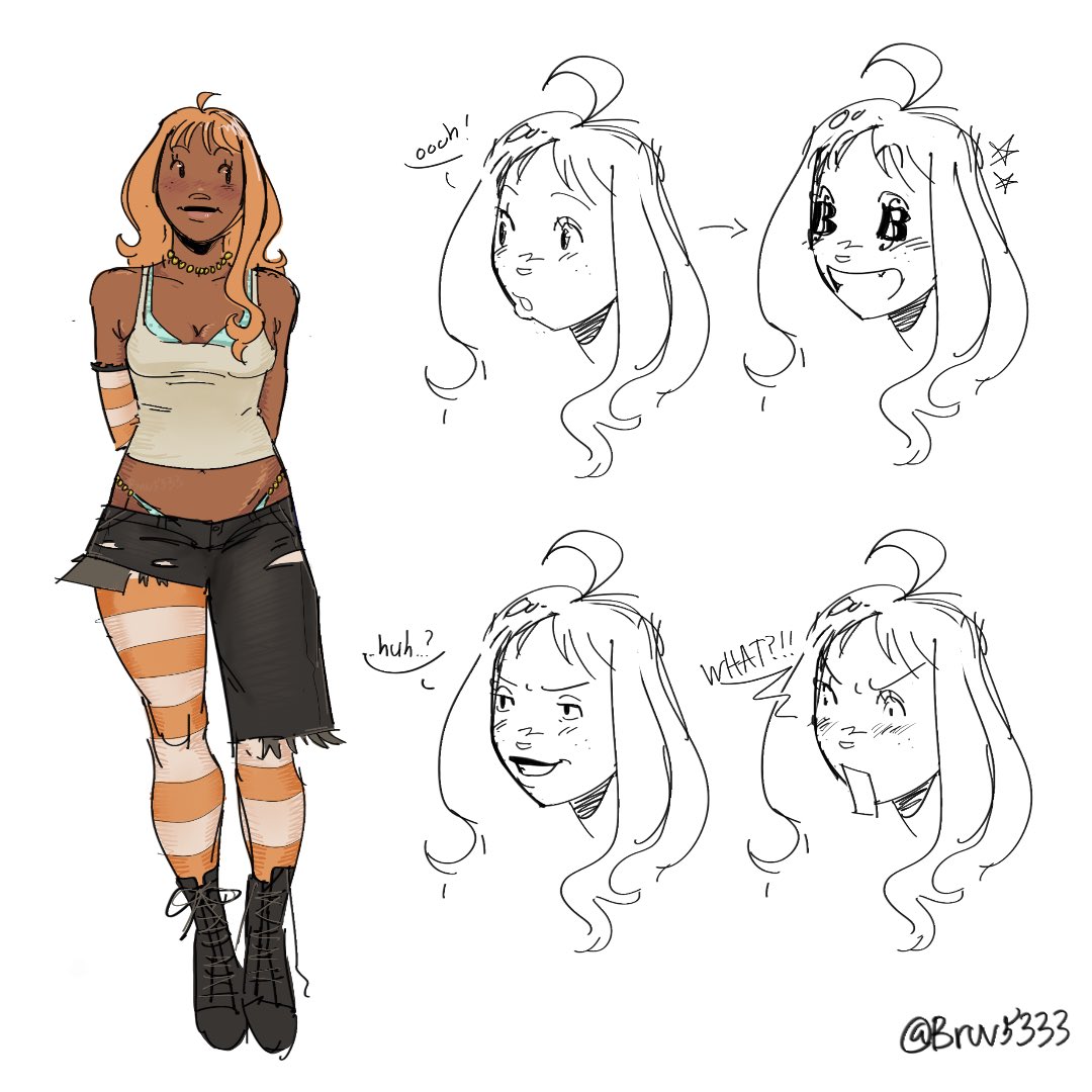 Bruv5333's tweet image. Im so indecisive abt how i want my nami to look..she just looks cute in everything to me😙