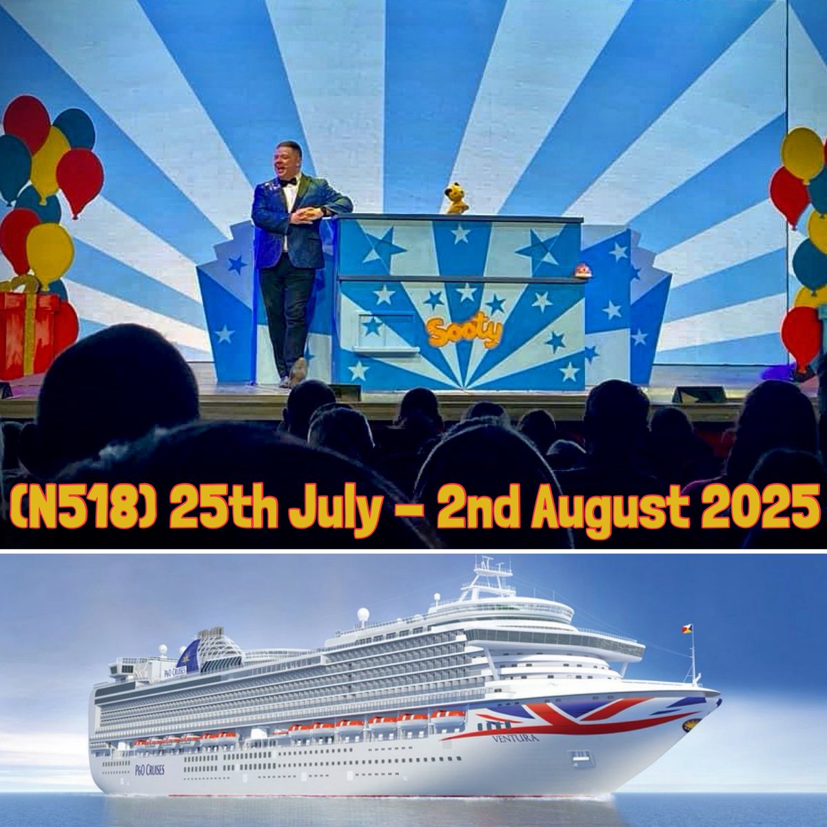 George Akid (@georgeakid) on Twitter photo Are you ready? <a href="/Sootyandco/">The Sooty Show</a> are back onboard <a href="/pandocruises/">P&O Cruises</a>! ๐ฅณ ๐ณ๏ธ
Catch us during N518 as we sail to sizzling Spain, the colourful Canaries and pretty Portugal! ๐ช๐ธ ๐ฎ๐จ ๐ต๐น
See you there! ๐
<a href="/roseeventsltd/">Rose Events Ltd</a> #sooty #sootyandsweep #thesootyshow #izzywizzy #magic #performer Are you ready? <a href="/Sootyandco/">The Sooty Show</a> are back onboard <a href="/pandocruises/">P&O Cruises</a>! ๐ฅณ ๐ณ๏ธ
Catch us during N518 as we sail to sizzling Spain, the colourful Canaries and pretty Portugal! ๐ช๐ธ ๐ฎ๐จ ๐ต๐น
See you there! ๐
<a href="/roseeventsltd/">Rose Events Ltd</a> #sooty #sootyandsweep #thesootyshow #izzywizzy #magic #performer