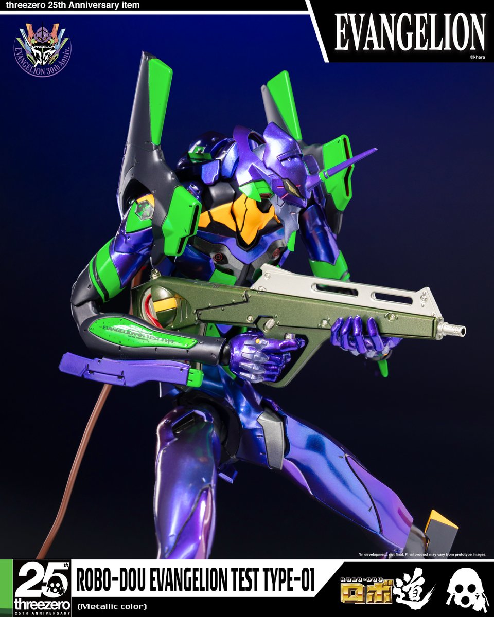 threezeroHK's tweet image. 【Pre-order the ROBO-DOU Evangelion Test Type-01 (Metallic color) NOW!】
The ROBO-DOU Evangelion Test Type-01 (Metallic color) is now available for pre-order at ACGHK 2025 starting from July 25, 2025! Limited to 100 pieces, available only while supplies last. Please stay tuned…