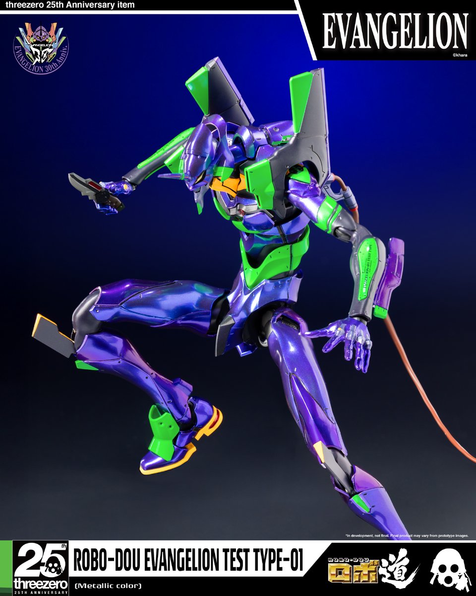 threezeroHK's tweet image. 【Pre-order the ROBO-DOU Evangelion Test Type-01 (Metallic color) NOW!】
The ROBO-DOU Evangelion Test Type-01 (Metallic color) is now available for pre-order at ACGHK 2025 starting from July 25, 2025! Limited to 100 pieces, available only while supplies last. Please stay tuned…