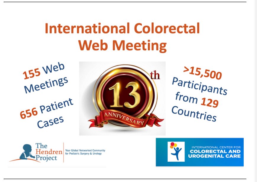 DoctorsPenaBischoff (@drspenabischoff) on Twitter photo Join us tomorrow in our Monthly International Colorectal Web Meeting at the Hendren project. We will be celebrating our 13th anniversary.
At the Hendren project website, you can watch all past meetings and browse 656 pediatric colorectal cases!!! All for free. <a href="/hendrenproject/">The Hendren Project</a> Join us tomorrow in our Monthly International Colorectal Web Meeting at the Hendren project. We will be celebrating our 13th anniversary.
At the Hendren project website, you can watch all past meetings and browse 656 pediatric colorectal cases!!! All for free. <a href="/hendrenproject/">The Hendren Project</a>