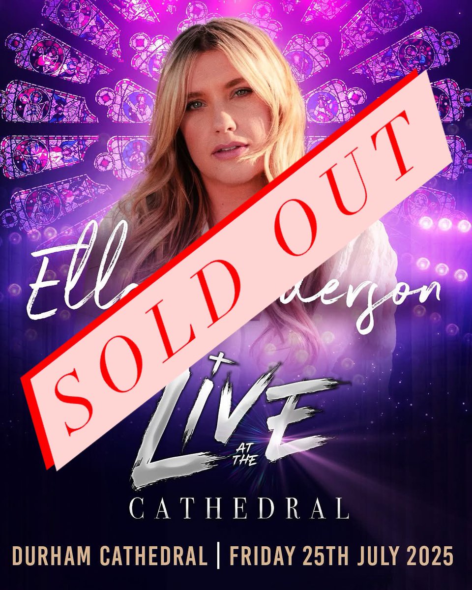 🚨🎶 SOLD OUT! 🎶🚨

Ella Henderson at Durham Cathedral this Friday 25th July is now officially sold out!