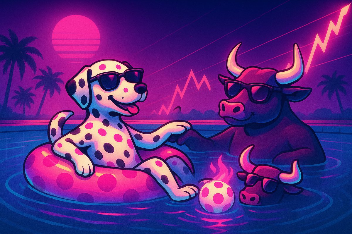 Woof, chillin' $WIFD the $DOT bulls 🐶🐂🕶️