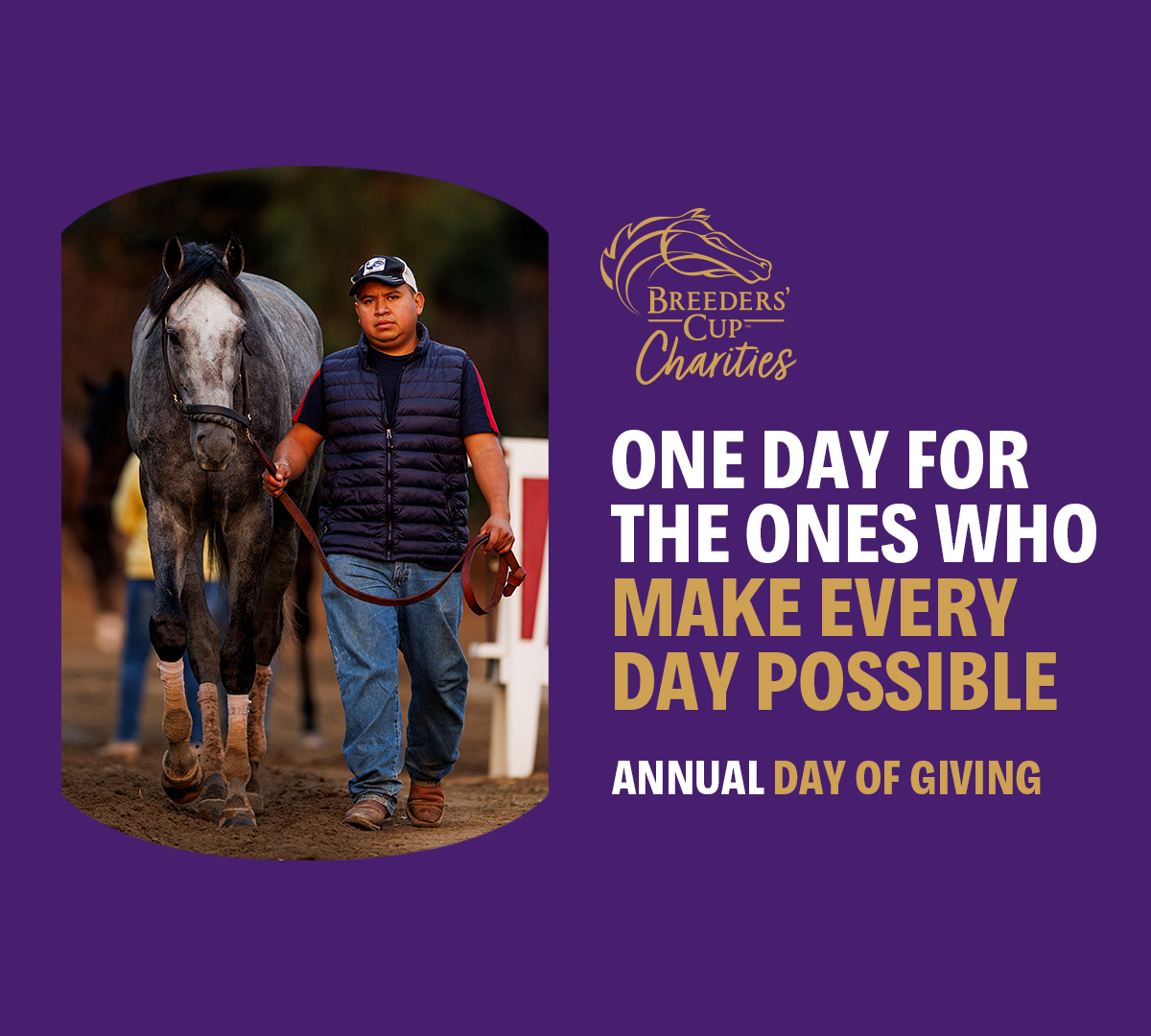 Grayson_JC's tweet image. Today’s the day! 💥 🐴🐎🏇
Every donation to @BreedersCup Charities will be matched up to $100K!
Let’s make a real impact!
Support equine research and donate now → breederscup.com/charities