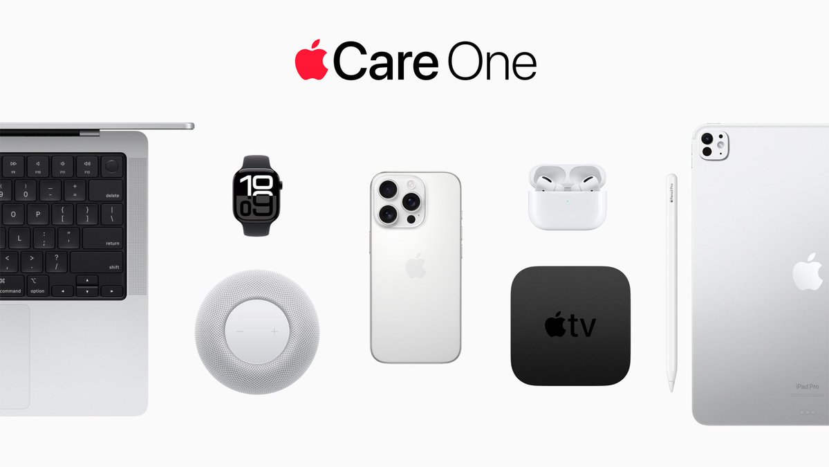 aaronp613's tweet image. Apple today introduced Apple Care One: Cover everything together in one convenient plan for more value and flexibility — with all the same benefits of AppleCare+.
Costs $19.99 a month for 3 devices and an additional $5.99 per device after that.