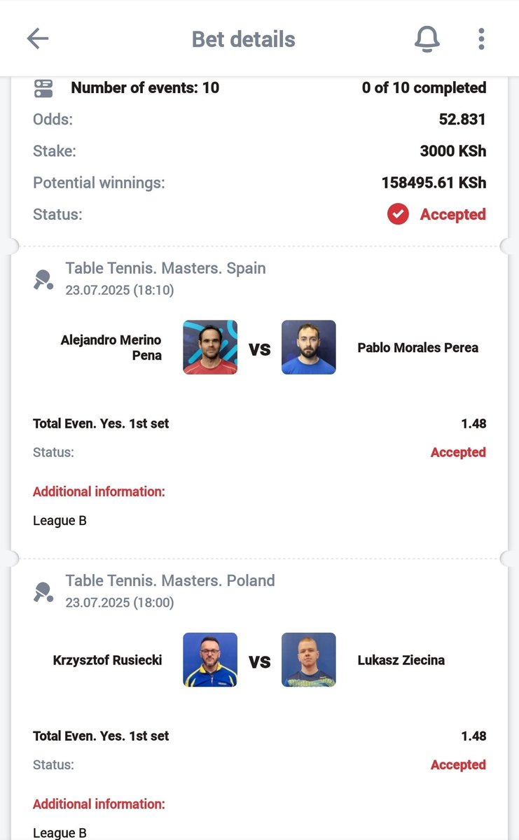 3M_Won's tweet image. Table Tennis Beatiful 52 odds
Max Bet 💥 Available only on #8888Starz
Reg Here ✅
𝐑𝐞𝐠𝐢𝐬𝐭𝐞𝐫📲 bit.ly/registrationww…
𝐏𝐫𝐨𝐦𝐨𝐜𝐨𝐝𝐞👉 DBO
#888starz Booking Code 👉 YQYRE
Download the App for efficient service
📲 bit.ly/Gameitchief