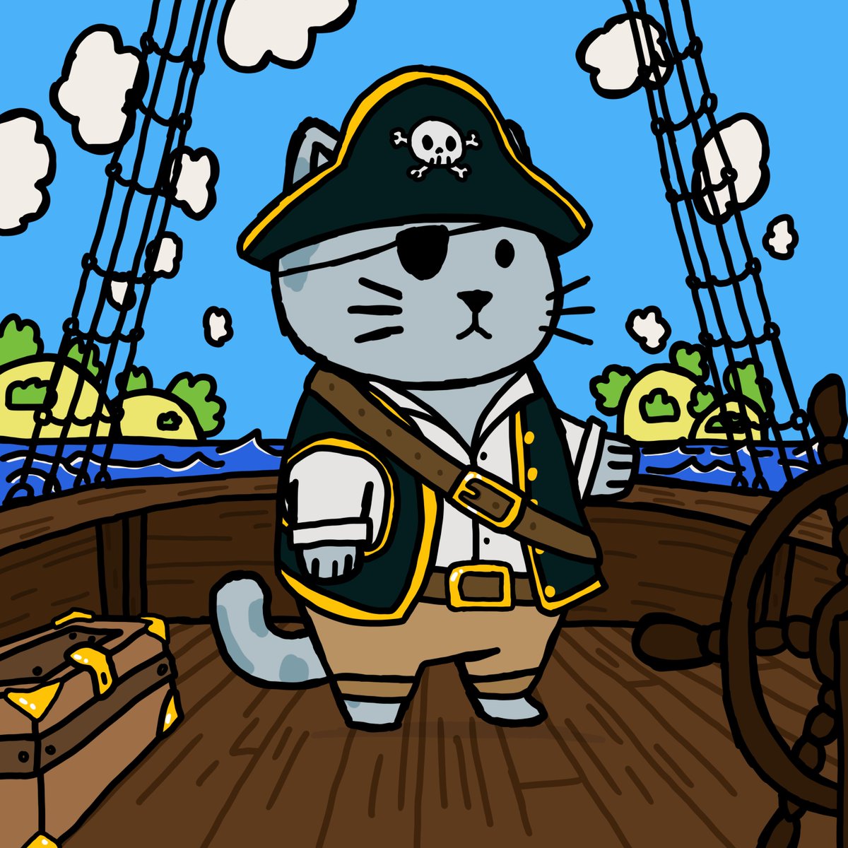 StMichael94240's tweet image. My Pirate gang. Who is ready to travel the seas with this ragtag group of pirate kitties? Created with the swapper my favorite mini collection "Pirate Gang" shittykitties.art/trait-swapper
@ShittyKitties_
#shittyhype
#algorandnfts