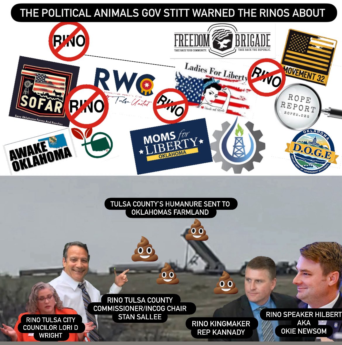 OklahomaDOGE's tweet image. Anyone else shocked by the uptick of rare cancers caused by PFAs? PFAs or forever chemicals are destroying our farmland in Oklahoma. In the past year, we have begged legislators to ban humanure being spread on farmland knowing it’s filled with PFAS. Speaker @KyleHilbert and his…