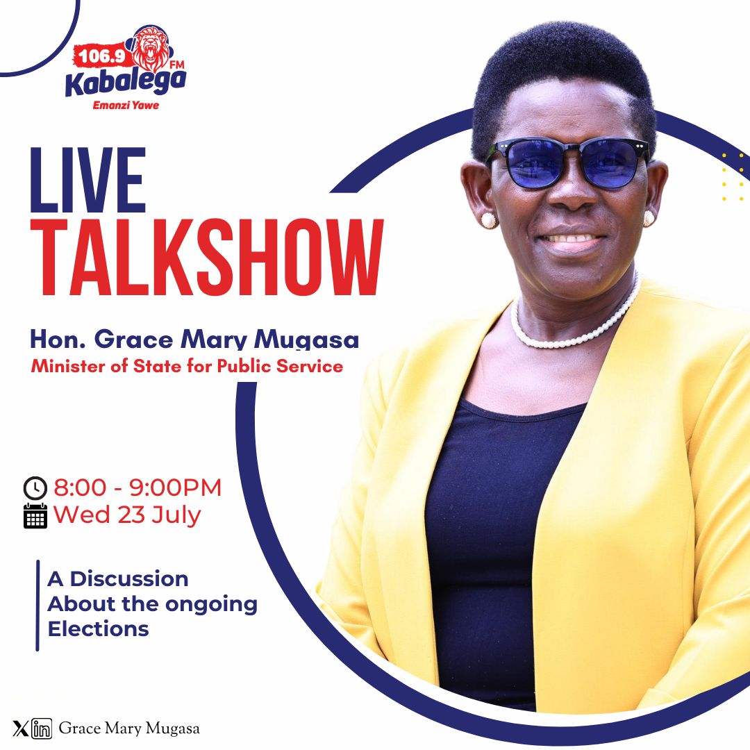 gracemarymugasa's tweet image. Tonight, I’ll be live at @fmkabalega in Hoima with other guests discussing the ongoing elections. Tune in and let us have a conversation.