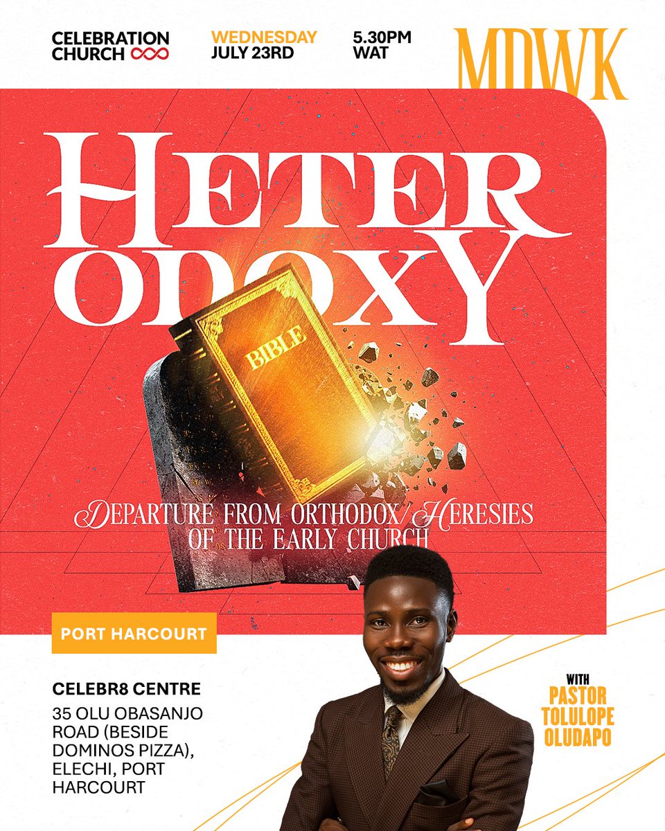 CCI_PH's tweet image. Contrary to popular misconceptions of Bible interpretation in our modern day world, biblical landmark truths are still to be reinforced and upheld.🔥🔥

Join us for Midweek service today as we discuss the topic titled &quot;Heterodoxy: Depature from Orthodox/Heresies.