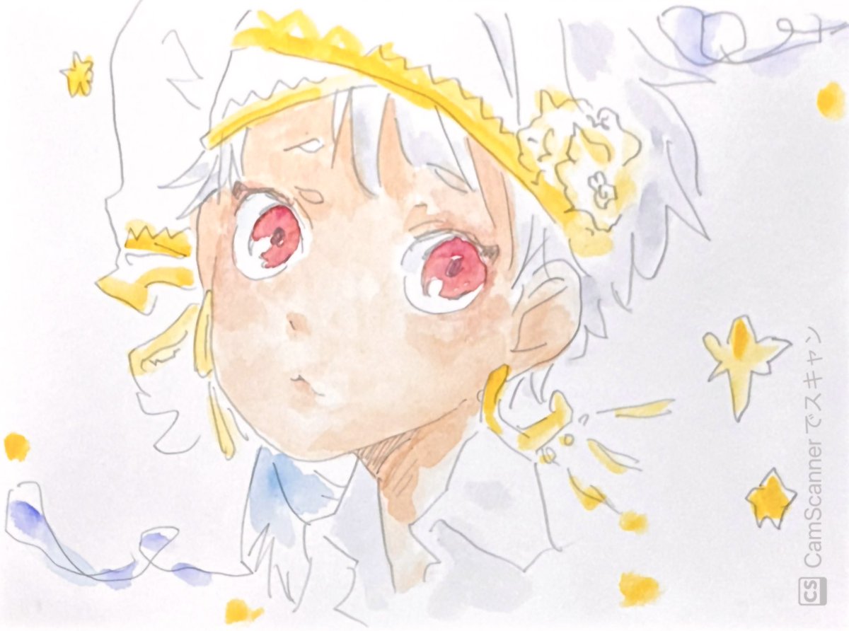 kloglog's tweet image. スキャンアプリ、色がぶっ飛んじゃうな。難しいな…線が薄いのかも。も少し濃い鉛筆で描いてみようかな