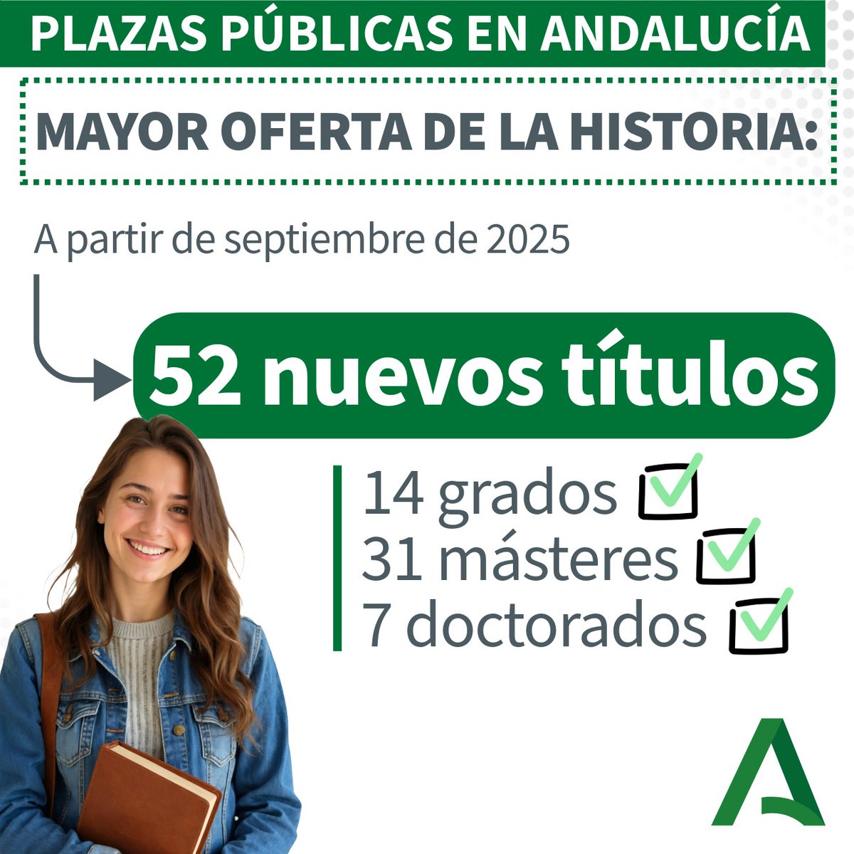 Junta de Andalucía (@andaluciajunta) on Twitter photo 📡<a href="/GoVillamandos/">José Carlos Gómez Villamandos</a>: Desde 2010 las universidades andaluzas no han podido incorporar a su catálogo de títulos nuevos grados, másteres y doctorados, pero esa situación ha llegado a su fin. ↴ 📡<a href="/GoVillamandos/">José Carlos Gómez Villamandos</a>: Desde 2010 las universidades andaluzas no han podido incorporar a su catálogo de títulos nuevos grados, másteres y doctorados, pero esa situación ha llegado a su fin. ↴