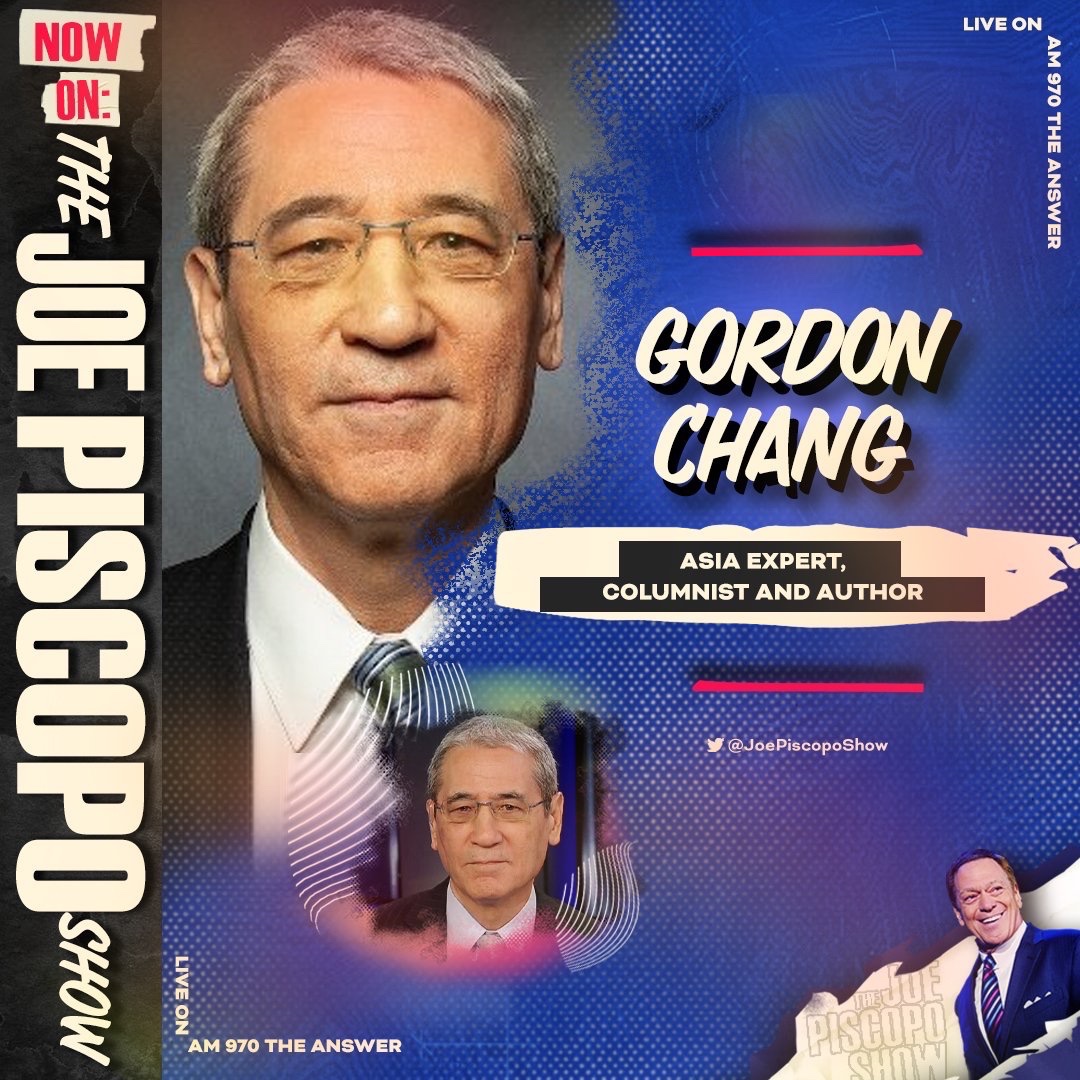 JoePiscopoShow's tweet image. 🚨 NOW
⏰ 8:25am EST
@GordonGChang joins @JrzyJoePiscopo to discuss Trump's China tariff deadline likely to be extended
LISTEN🎙️LIVE: am970theanswer.com/listenlive