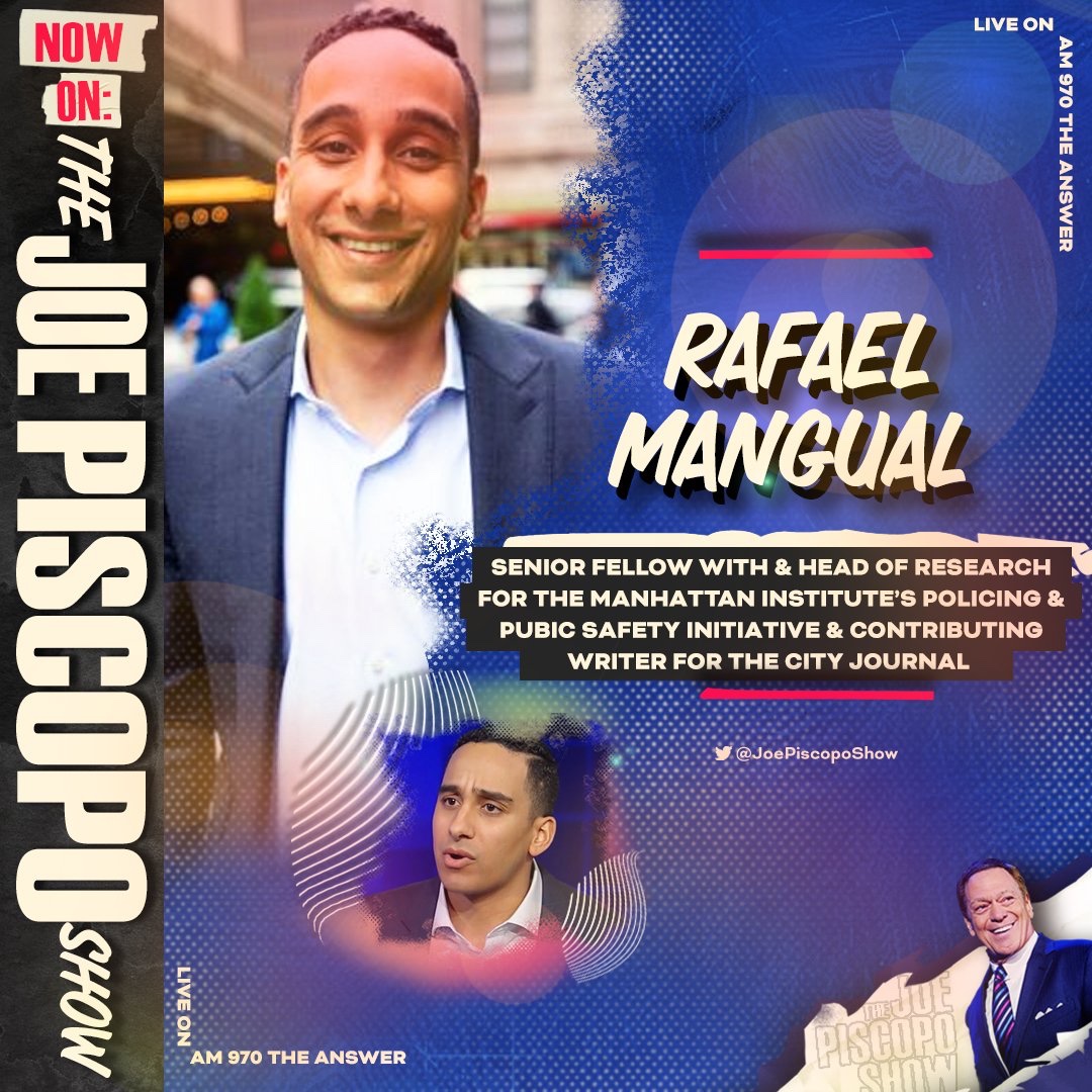JoePiscopoShow's tweet image. 🚨 NOW
⏰ 9:40am EST
@Rafa_Mangual joins @JrzyJoePiscopo to give a look at the migrant crisis and latest on crime in New York City
LISTEN🎙️LIVE: am970theanswer.com/listenlive