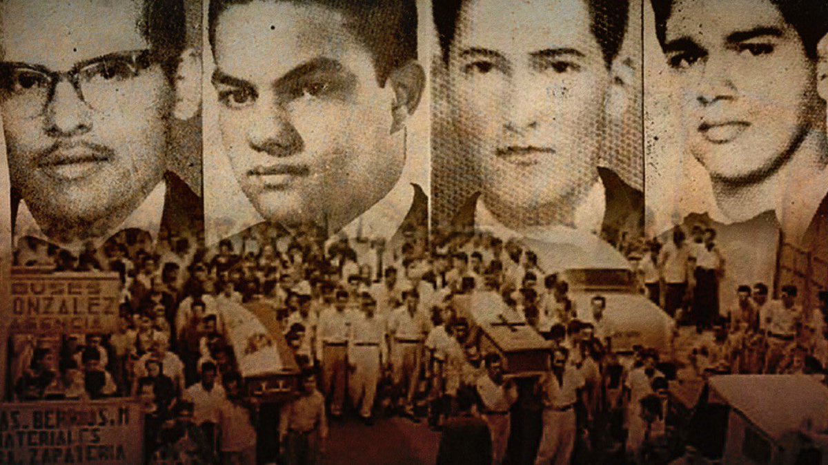 #HoyEnLaHistoria 

Hoy se conmemora el Día Nacional del Estudiante Nicaragüense, declarado a través dl Decreto Numero 1487 d la Junta de Gobierno d Reconstrucción Nacional el 18 Julio 1984, en honor a los estudiantes asesinados hace 65 años el 23 de Julio 1959.