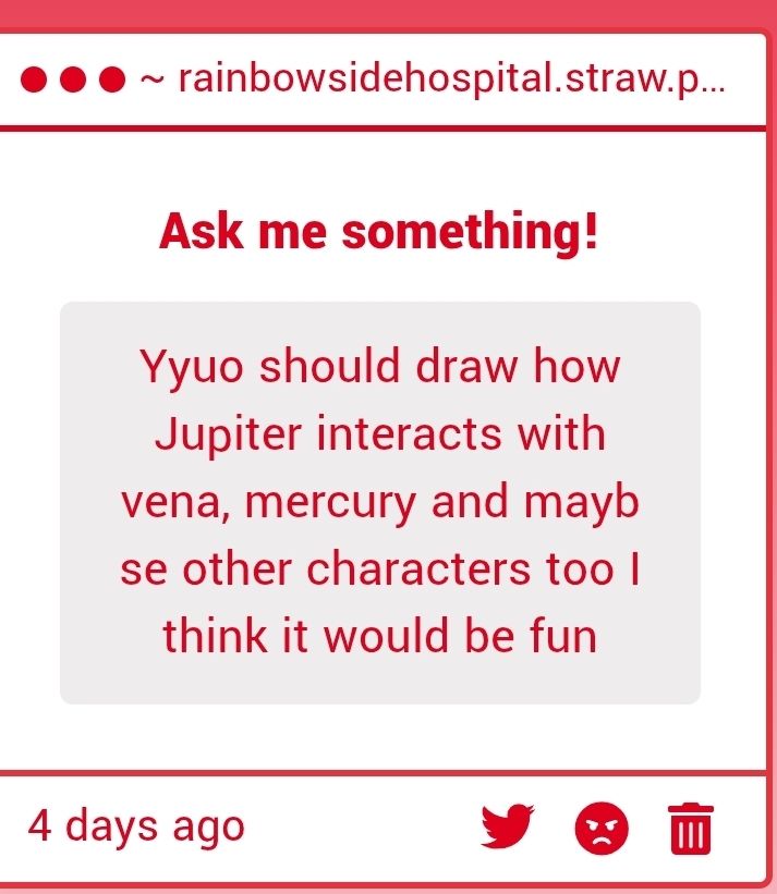 RainbowsideHosp's tweet image. Jupiter's relationship to the others
#Psychopomp #PsychopompGame
