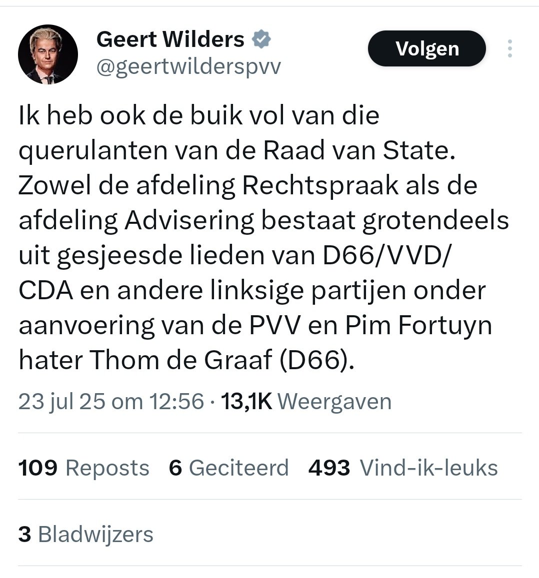 XRXR04's tweet image. Geertje geertje geertje, iemand moet het doen. Jouw achterban heeft over het algemeen niet de intellectuele capaciteiten om dergelijke posten te bekleden.
#FckWilders #FckExtreemRechts