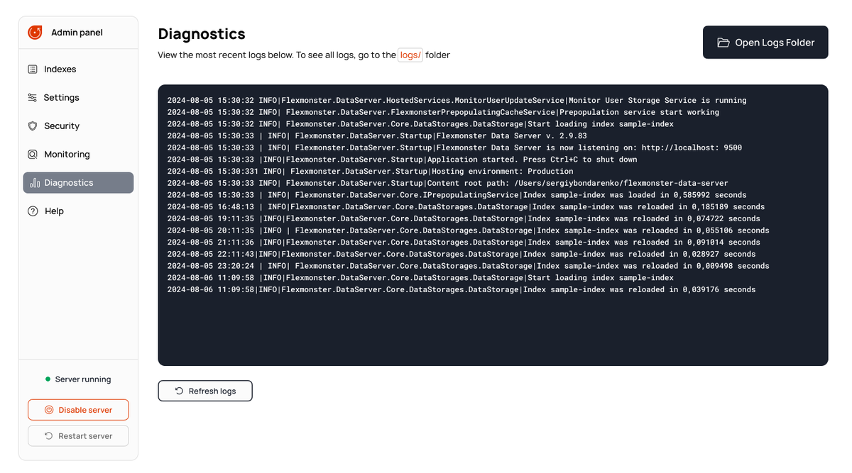 Flexmonster's tweet photo. Here's one more screen from the Flexmonster 's admin panel redesign. What do you think? #Flexmonster3_0 #UIRedesign https://t.co/cDRDyCKtY8