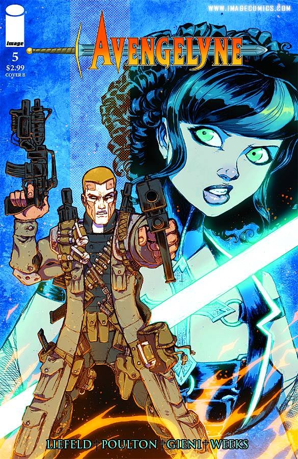 KoniWaves's tweet image. Owen Gieni and I had so much fun working on Avengelyne and making the wildest stuff. There's a hardcover of the first story arc if you can find it.