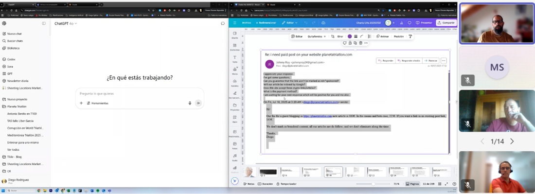PC_UVa's tweet image. 💡 En UVaEmprende Summer hemos explorado el poder de la IA con el taller 'Herramientas de Inteligencia Artificial para mejorar tu productividad'.
Celebramos actividades sobre la IA como herramienta útil, práctica y al servicio del talento. Gracias por la acogida 😃