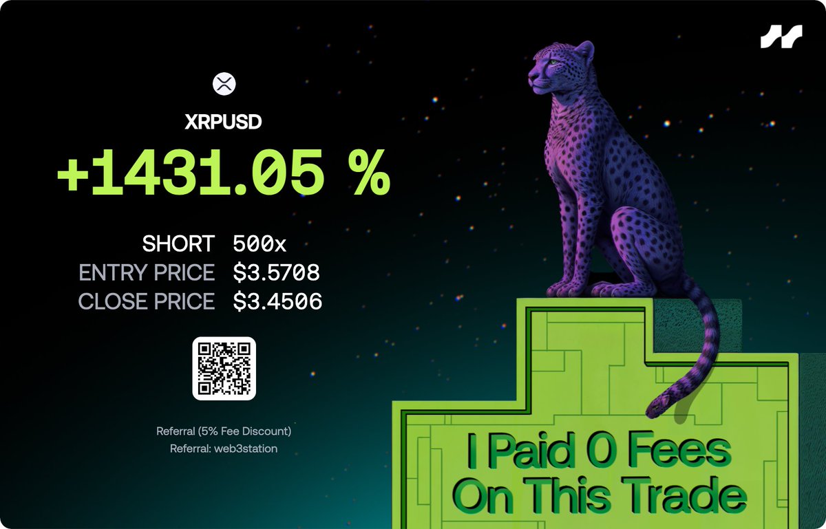 theweb3station's tweet image. No one is an atheist when trading with 500x leverage